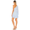 Hot Sale High quality Sexy One shoulder Cut out Asymmetric Hem Woman's Mini Dress