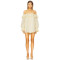 New Style High quality Off shoulder Mini length Long sleeve Hot sale Woman's Dress