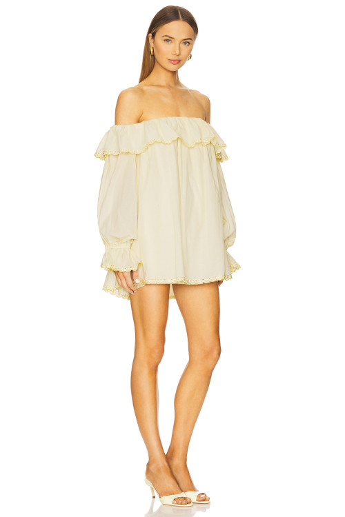 New Style High quality Off shoulder Mini length Long sleeve Hot sale Woman's Dress