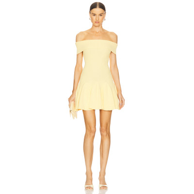 2025 New design High quality Off shoulder Sexy Elegant Fashionable Woman's Mini Dress