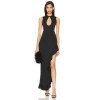 New Fashion Side split Cut out Sleeveless Backless Sexy High quality Woman's Long Dress