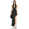 New Fashion Side split Cut out Sleeveless Backless Sexy High quality Woman's Long Dress