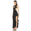 New Fashion Side split Cut out Sleeveless Backless Sexy High quality Woman's Long Dress