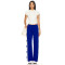 Casual Elastic waist Loose fitting Comfortable Wide leg Star pattern Color blocking Woman's Pants