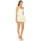 Sweet Fresh Off White Square Necked Backless Spaghetti Strap Babydoll Dress