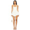 Hot Sale Fashionable Elegant Halter Neck Ruffled Asymmetric Hem Mini Dress