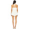 Hot Sale Fashionable Elegant Halter Neck Ruffled Asymmetric Hem Mini Dress