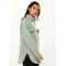 Sample Sport  Eton Neckline  Long Sleeve Solid Color Rectangular Chest Pockets Casual  Tops