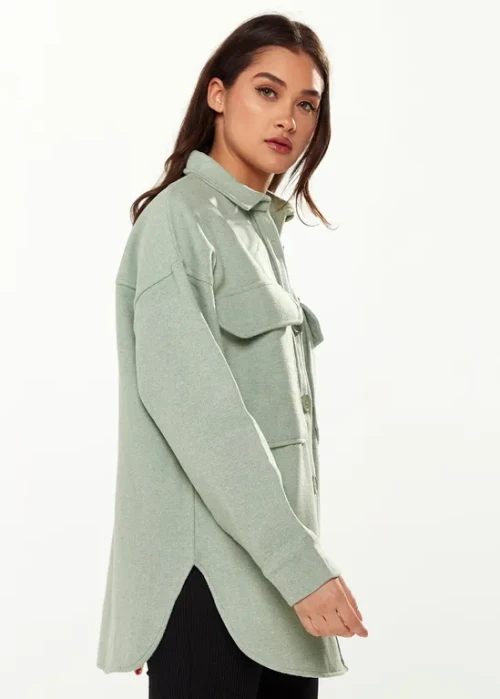 Sample Sport  Eton Neckline  Long Sleeve Solid Color Rectangular Chest Pockets Casual  Tops