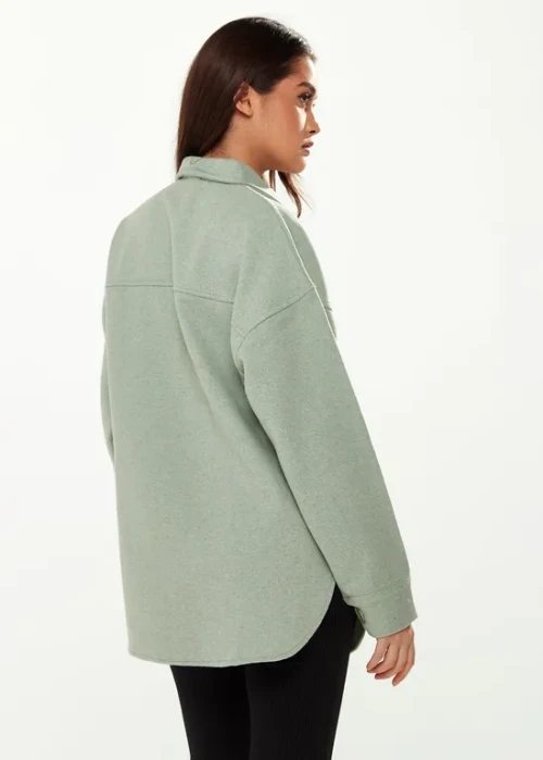 Sample Sport  Eton Neckline  Long Sleeve Solid Color Rectangular Chest Pockets Casual  Tops