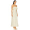 Romantic Strapless Elegant Chic Feminine High quality Flowy Off shoulder Woman's Long Dress