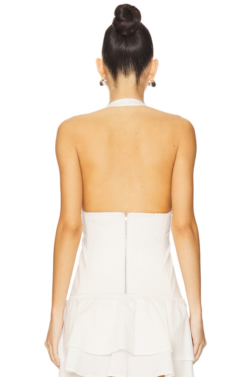 Hot sale New Design High quality Halter v neckline Sleeveless Backless Sexy Woman's Mini Dress