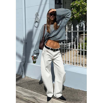 2025 Hot sale High quality Daily Sample Round Neckline Streaks  Print  Long Sleeve Casual Shorts