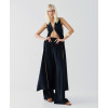 Sample Straight-Leg High-Waist Side Pockets Piping Details On The Sides Casual Pants