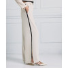 Sample Wide-Leg High-Waist Side Pockets Slit At The Hemlines Casual Pants