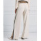 Sample Wide-Leg High-Waist Side Pockets Slit At The Hemlines Casual Pants