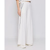 Sport Sample High-Waist Wide-Leg Side Pockets Elastic Waistband Casual Pants