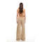 Casual Drawstring Waist Tie Low Rise Straight Leg  Solid Color  Daily Pants