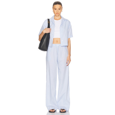 Hot sale Elegant High quality Wide leg Trousers Casual Simple Comfortable Woman's Pants