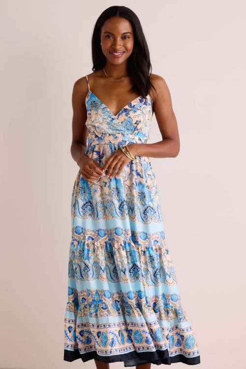 Elegant Free V-Neckline Sleeveless Backless A-line silhouette Floral Print Dress