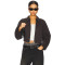 Cool Cropped TurnDown Collar Jacket Loose Sleeve Fashion Versatile