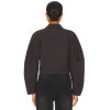 Cool Cropped TurnDown Collar Jacket Loose Sleeve Fashion Versatile