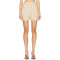 Hot Sale Fashionable Stylish Beige High waisted Pleated Shorts