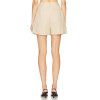 Hot Sale Fashionable Stylish Beige High waisted Pleated Shorts