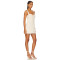 Hot Sale Stylish Elegant White Square Neck Backless Sling Bodycon Mini Dress