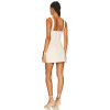 Hot Sale Stylish Elegant White Square Neck Backless Sling Bodycon Mini Dress