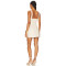 Hot Sale Stylish Elegant White Square Neck Backless Sling Bodycon Mini Dress
