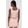 Elegant Square Neckline Sleeveless High Waist Floral Print Luxury Tops