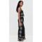 Daily Sample Square Neckline sleeveless High Waist Sun Embroidered Casual Tops