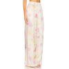 Fashionable Hot sale High quality Wide straight leg Floral printed Elegant Woman's Pants