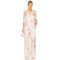 Fashionable Hot sale High quality Wide straight leg Floral printed Elegant Woman's Pants