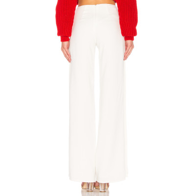 New fashion High quality Side split Wide leg Elegant Casual Hot sale Woman's Pants