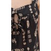 Fashion Daily Sweat-Heart Neckline Sleeveless Ties At Front Beach Seashell Print Casual Tops