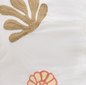 Cute Daily Square Neckline Camisole Backless Smocked Elastic Panels At Back Embroidered Tops