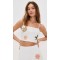 Cute Daily Square Neckline Camisole Backless Smocked Elastic Panels At Back Embroidered Tops
