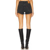Denim High waisted Frayed hem Vintage style Classical Slim fitting Woman's Shorts