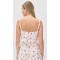 Sample Cute Square Neckline Camisole Backless Button Placket Cherry Print Tops