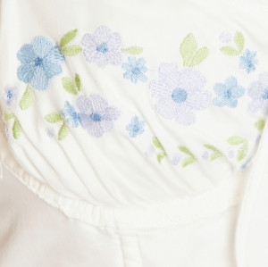 White Embroidered Halter Button Loop Closure Bustier Design Underwire Cups Sweetheart Mini Dress