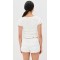 Fashion Sample Sweat-Heat Neckline Puff Sleeve Lace And Ruffle Trim Casual Tops