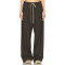 New Fashion High quality Waist belt Casual Classical Wide leg Lightweight Woman's Pants