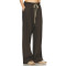 New Fashion High quality Waist belt Casual Classical Wide leg Lightweight Woman's Pants