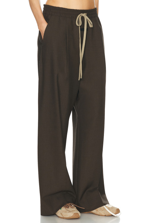 New Fashion High quality Waist belt Casual Classical Wide leg Lightweight Woman's Pants