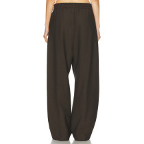 New Fashion High quality Waist belt Casual Classical Wide leg Lightweight Woman's Pants