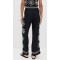 Sample Daily Covered Elastic Waist With Drawstring Sun Embroidery At Sides Pants