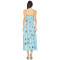 High quality Embroidery Floral Camisole Backless Sleeveless Hot sale Woman's Midi Dress