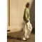 Hot sale 2025 New Design High quality Casual Elegant Front Belt Trims Woman's Pants
